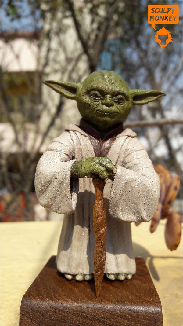 Custom Yoda Figurine - Front