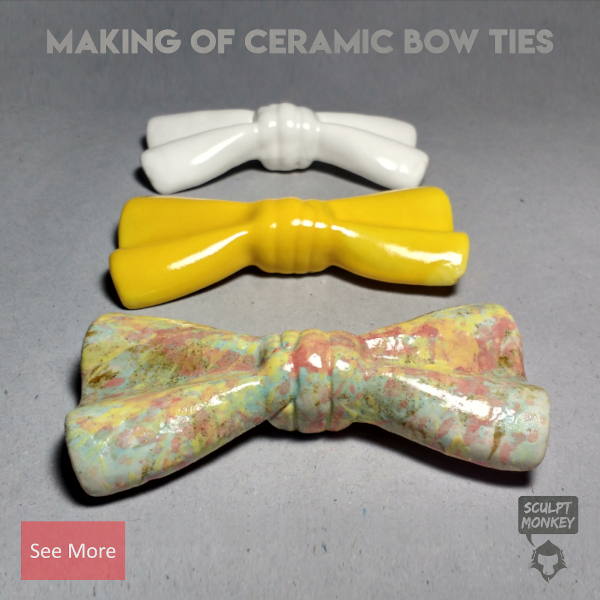 Making Ceramic Bow Tie Preview - Button