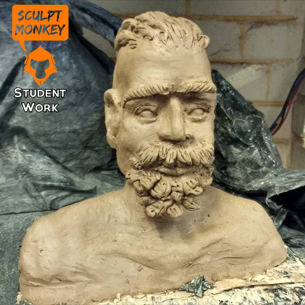 Student Work - Sculpting Class - Anup 01