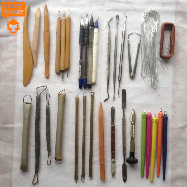 Polymer Clay Tools - Generic mixed set 01